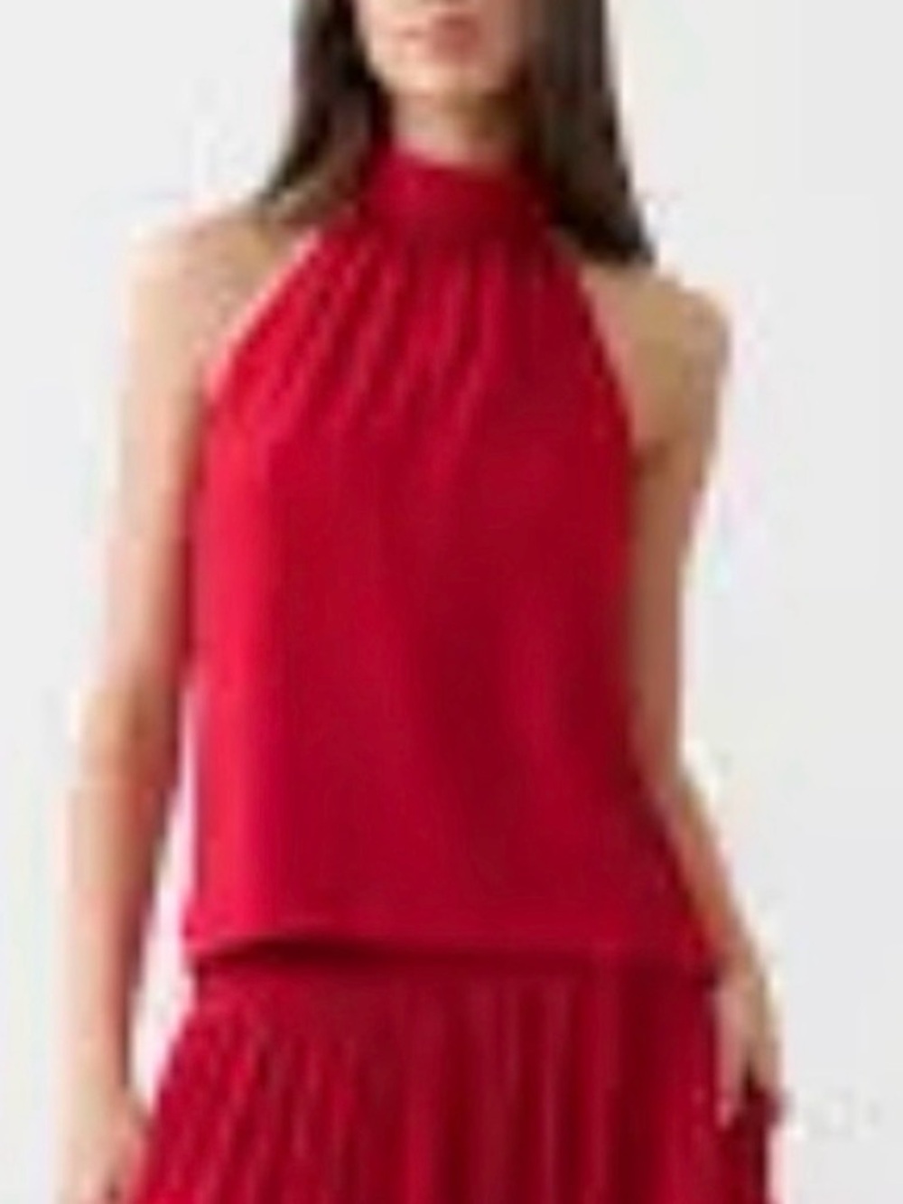 NWT Banana Republic Factory Red Halter Large